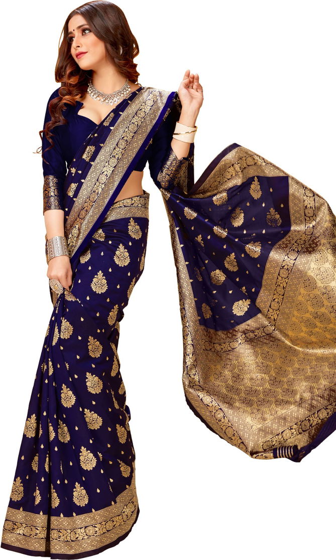 Lawaniya Lichi Silk Organic Banarasi Saree Catalog 